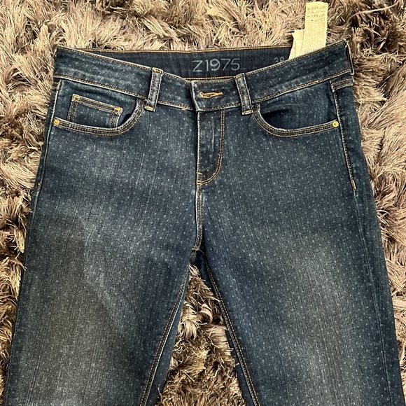 Zara Blue jeans with polkadot - Picture 2 of 3